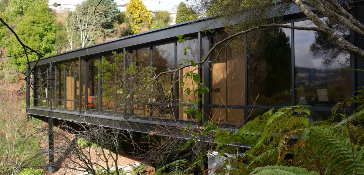 suspended glasshouse